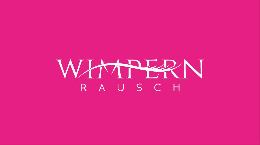 Logo Farbvariante für Kosmetikstudio -Wimpernrausch