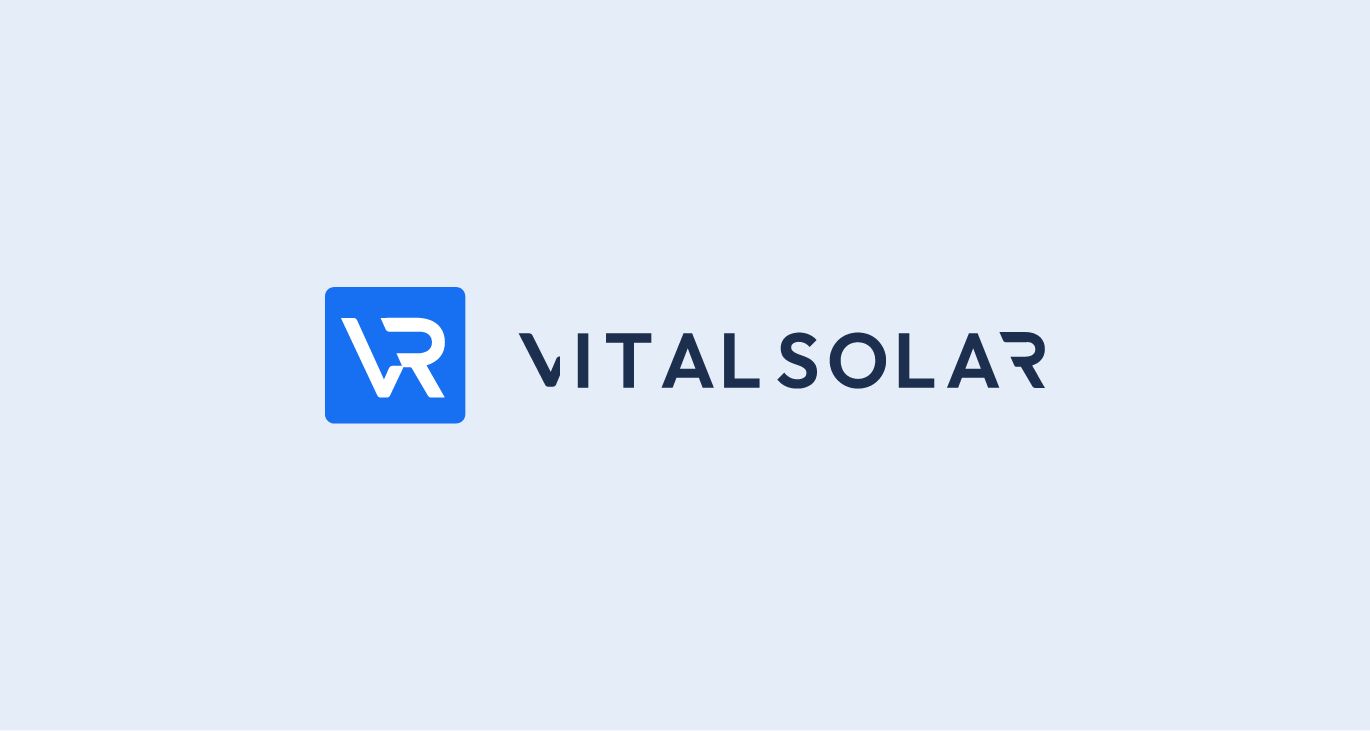 Logo Variante für Photovoltaik Verkauf und Installation Vitalsolar