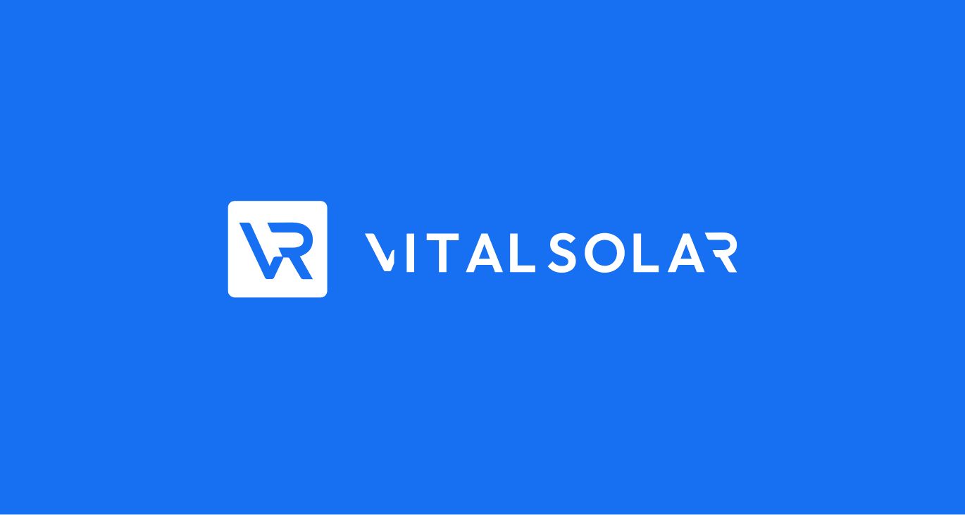 Logo Variante für Photovoltaik Verkauf und Installation Vitalsolar