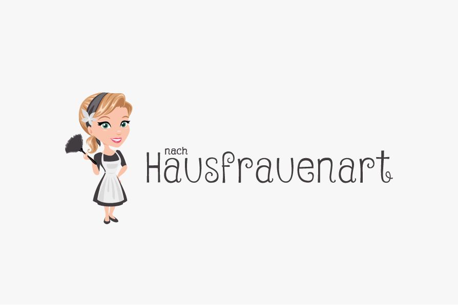 Logo für Gebäudereinigung nach Hausfrauenart