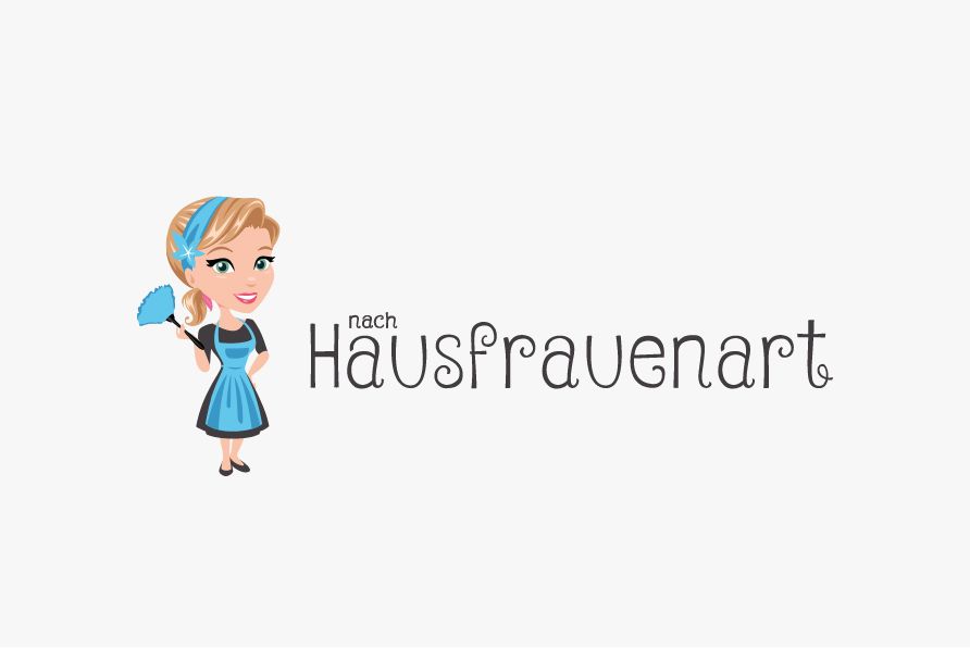 Logo für Gebäudereinigung nach Hausfrauenart